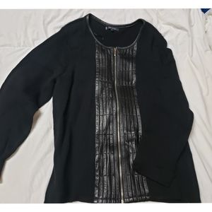 Anne Klein zip up sweater